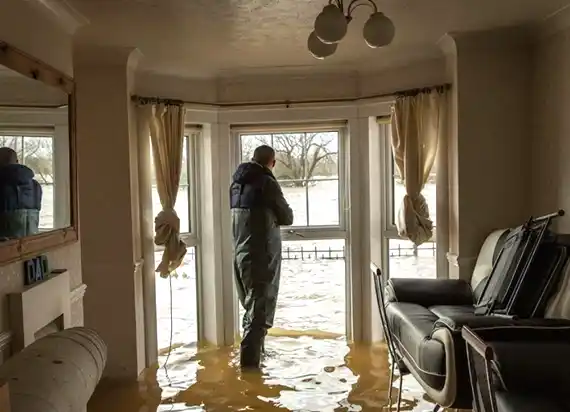 water damage restoration service Steger